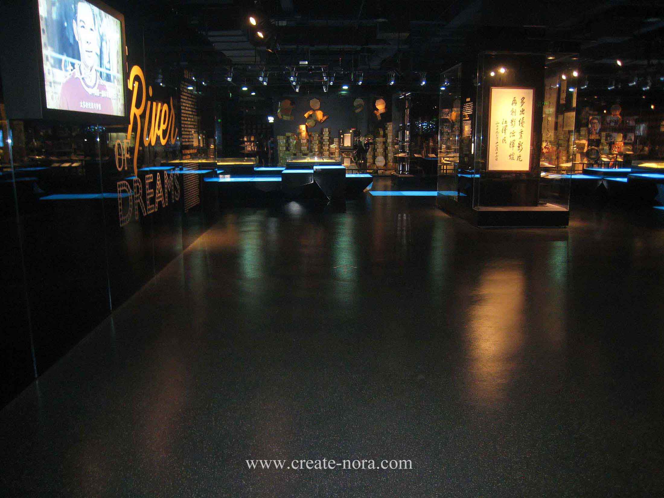 the photo of nora rubber flooring in Shanghai Film Museum 7